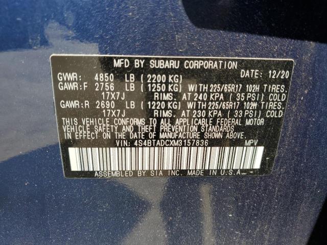 4S4BTADCXM3157836 Subaru Outback Premium