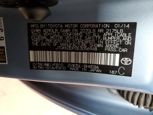 JTDKN3DP0E3056948 Toyota PRIUS PLUG-IN