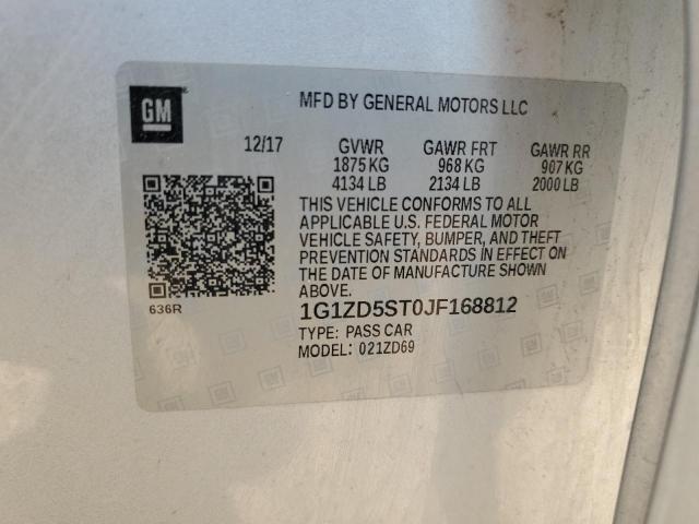 2018 CHEVROLET MALIBU LT - 1G1ZD5ST0JF168812