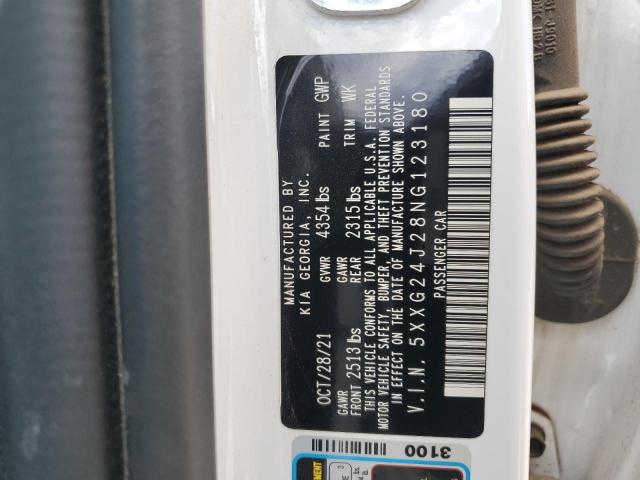 5XXG24J28NG123180 KIA K5 LX