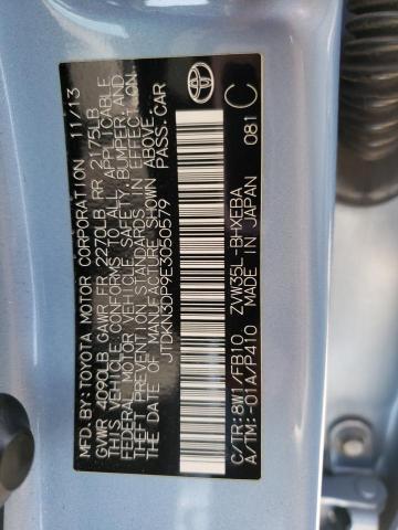 JTDKN3DP9E3050579 Toyota PRIUS PLUG-IN