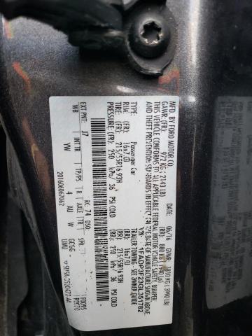 2016 FORD FOCUS SE - 1FADP3F23GL351782