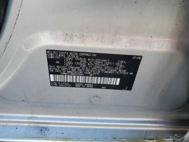 2008 Toyota Rav4 Limited VIN: JTMBK31V885070651 Lot: 64279533