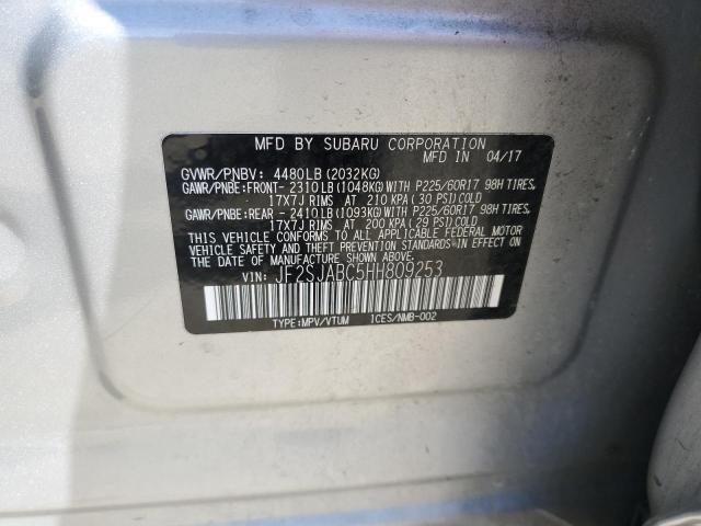JF2SJABC5HH809253 Subaru Forester 2.5i