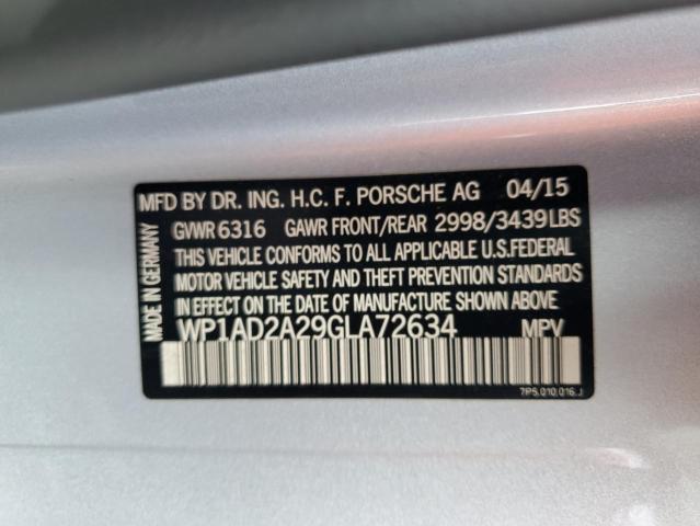 2016 PORSCHE CAYENNE GT - WP1AD2A29GLA72634