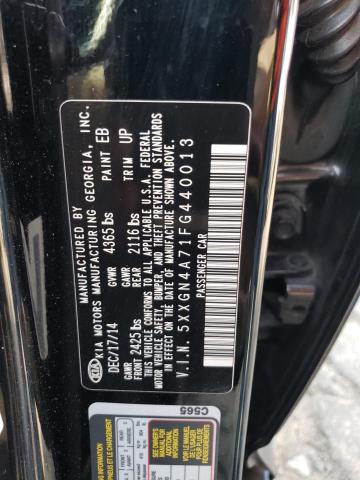 5XXGN4A71FG440013 KIA OPTIMA EX