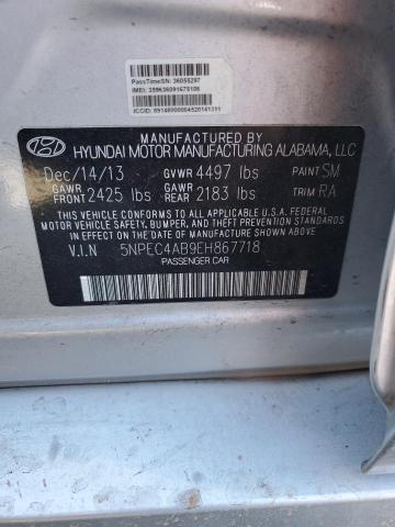 5NPEC4AB9EH867718 | 2014 HYUNDAI SONATA SE