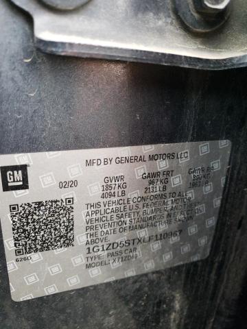 2020 CHEVROLET MALIBU LT - 1G1ZD5STXLF110967