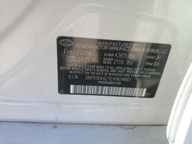 5NPEB4AC1EH904661 Hyundai SONATA GLS