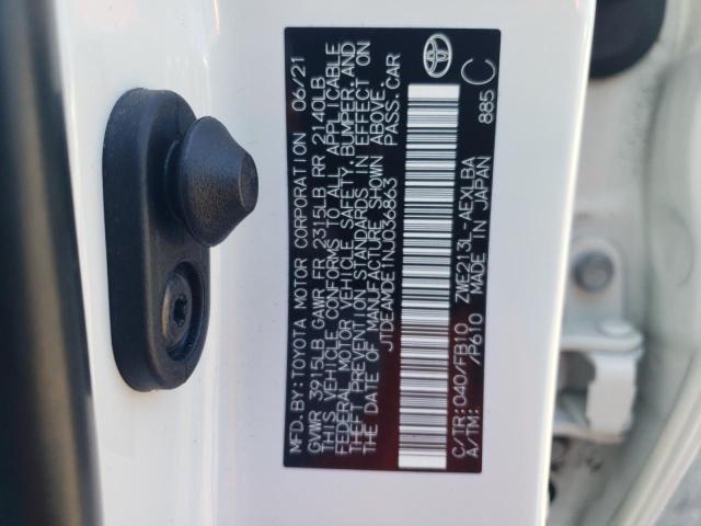 2022 TOYOTA 025FD25 JTDEAMDE1NJ036863