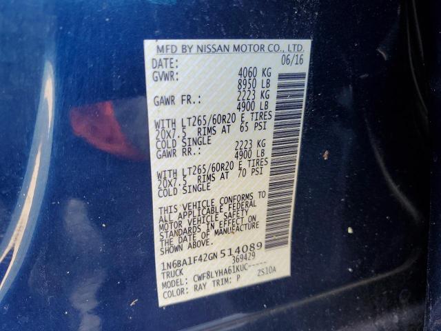 1N6BA1F42GN514089 Nissan Titan Xd Sl