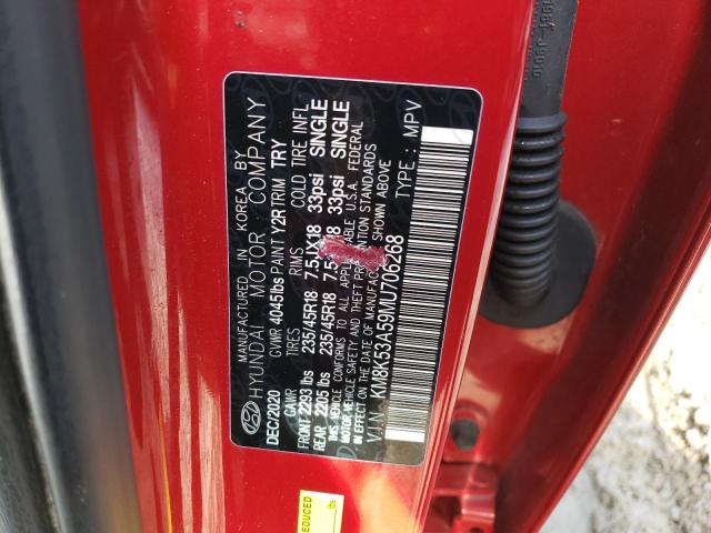 2021 HYUNDAI KONA ULTIM - KM8K53A59MU706268