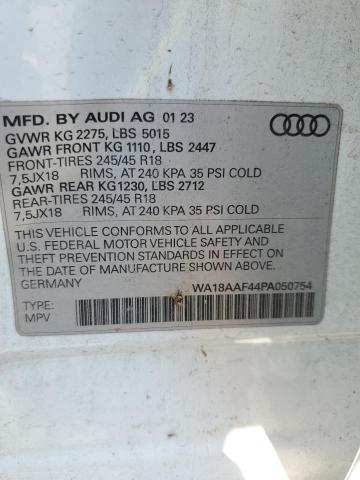 WA18AAF44PA050754 2023 AUDI A4 - Image 13