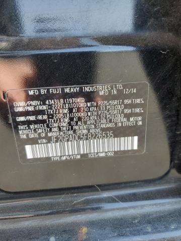 JF2GPADC5F8226535 Subaru Xv Crosstrek 2.0 Premium