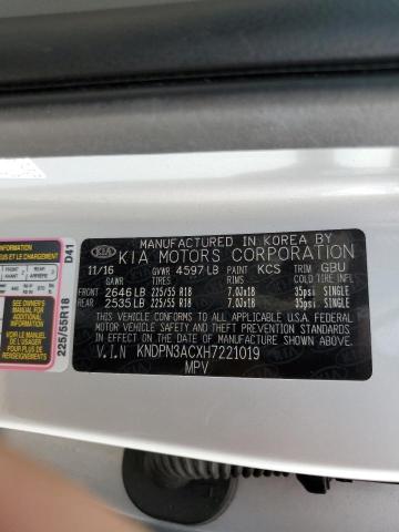 KNDPN3ACXH7221019 KIA Sportage Ex