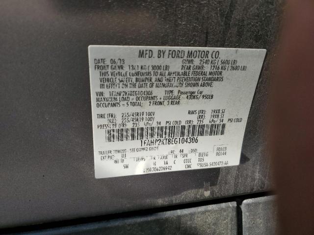 1FAHP2KT8EG104306 Ford TAURUS SHO
