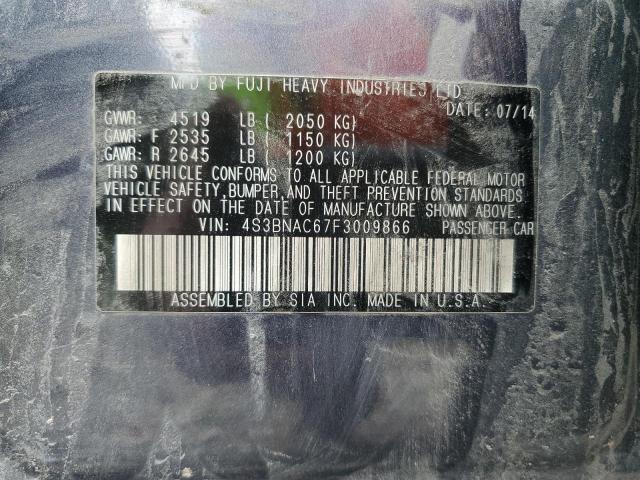 4S3BNAC67F3009866 Subaru Legacy 2.5i Premium