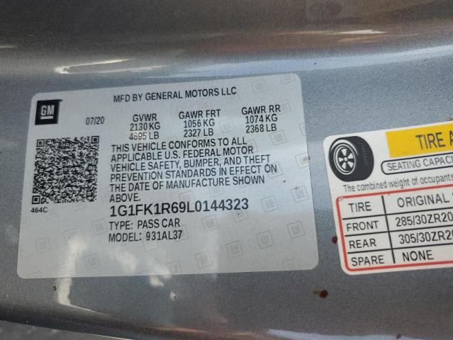 2020 CHEVROLET CAMARO ZL1 - 1G1FK1R69L0144323