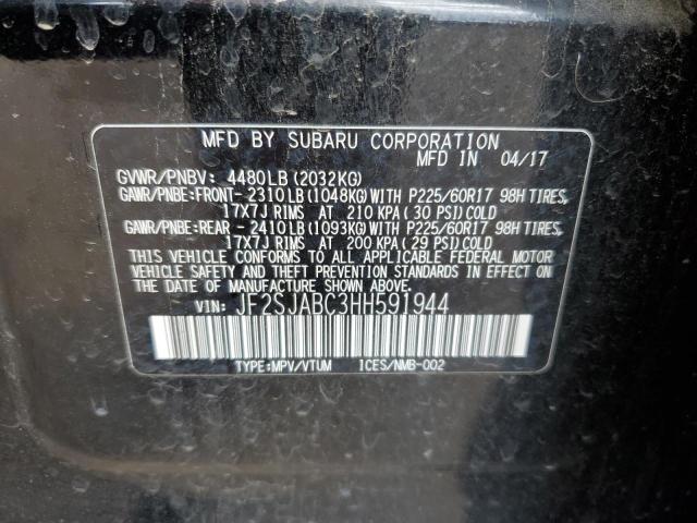 JF2SJABC3HH591944 Subaru Forester 2.5i