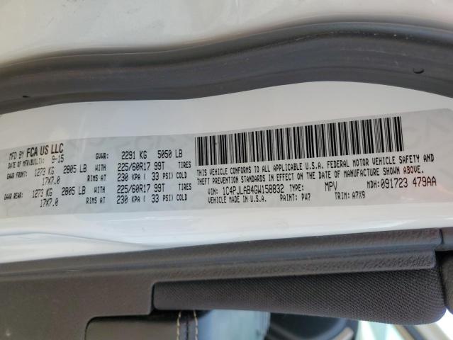 1C4PJLAB4GW158832 Jeep Cherokee Sport