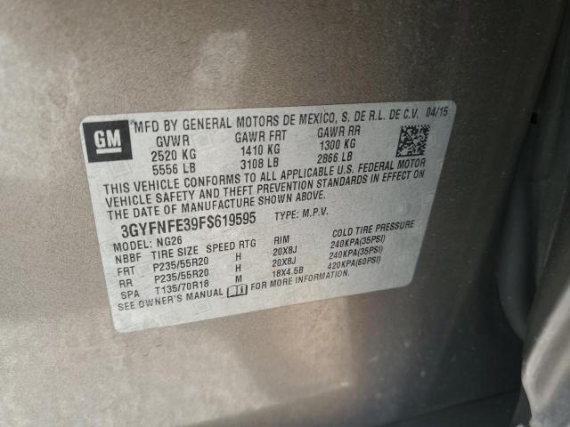 3GYFNFE39FS619595 Cadillac Srx Performance Collection