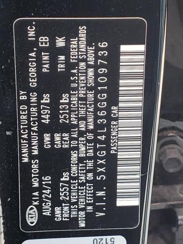 5XXGT4L36GG109736 KIA Optima Lx