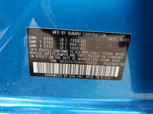 4S3GTAT60N3704930 Subaru Impreza Limited