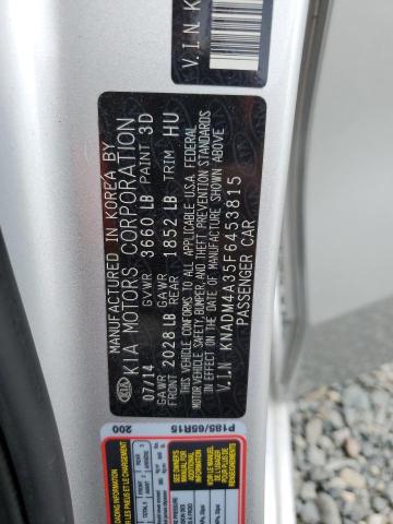 KNADM4A35F6453815 KIA RIO LX