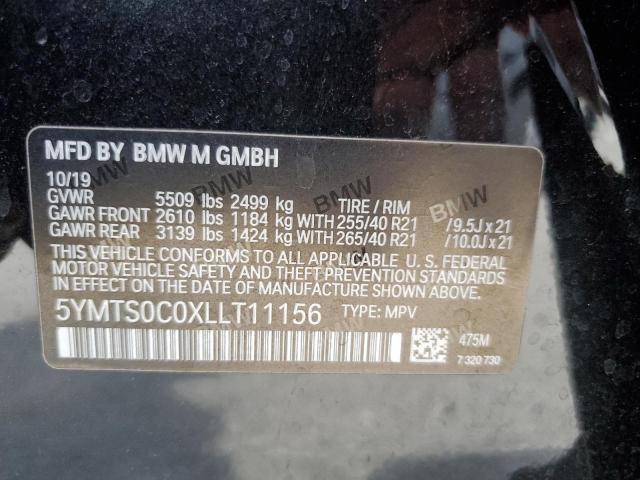 2020 BMW X3 M COMPE - 5YMTS0C0XLLT11156
