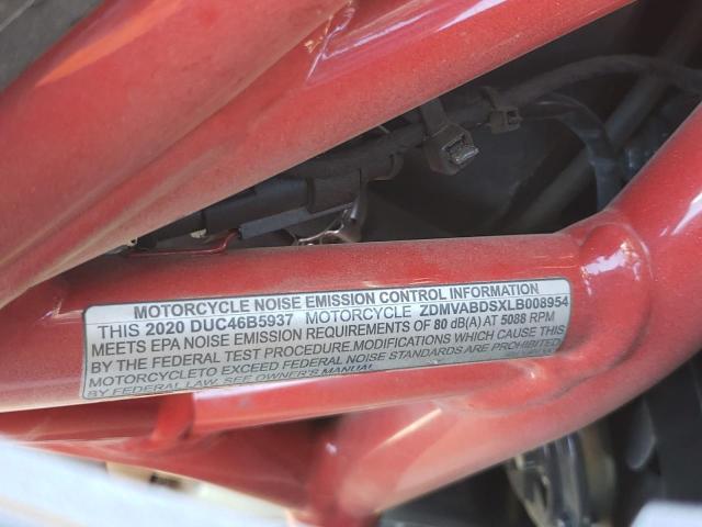 2020 DUCATI SUPERSPORT - ZDMVABDSXLB008954