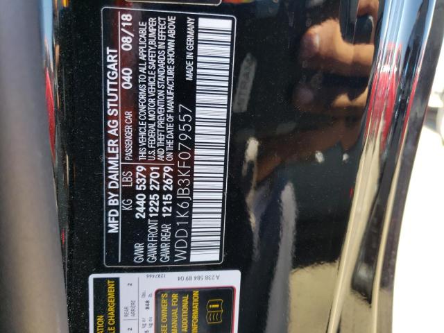 WDD1K6JB3KF079557 Mercedes-Benz E 450 4matic