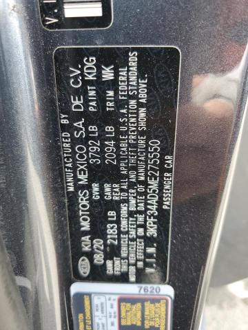 3KPF34AD5ME275550 KIA Forte Gt Line