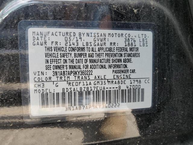3N1AB7AP9KY360222 Nissan SENTRA S