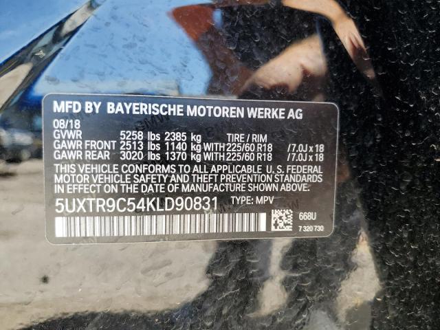 5UXTR9C54KLD90831 2019 BMW X3, photo no. 13
