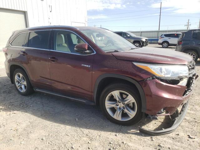 VIN 5TDDCRFH8ES005770 2014 Toyota Highlander, Hybri... no.4