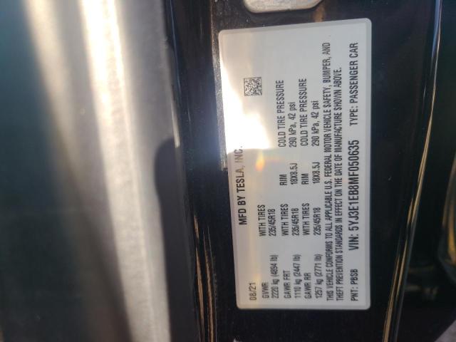 5YJ3E1EB8MF050635 Tesla Model 3  12