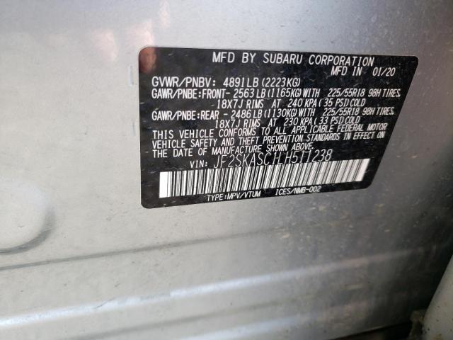 JF2SKASC1LH511238 Subaru Forester Limited