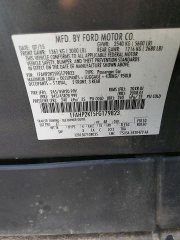 1FAHP2KT5FG179823 Ford TAURUS SHO