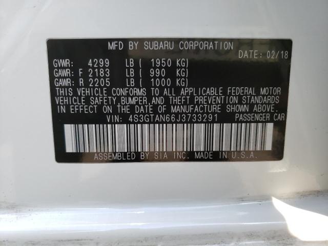4S3GTAN66J3733291 Subaru Impreza Limited