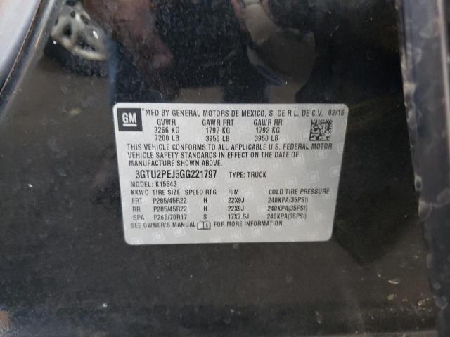 3GTU2PEJ5GG221797 GMC Sierra K1500 Denali