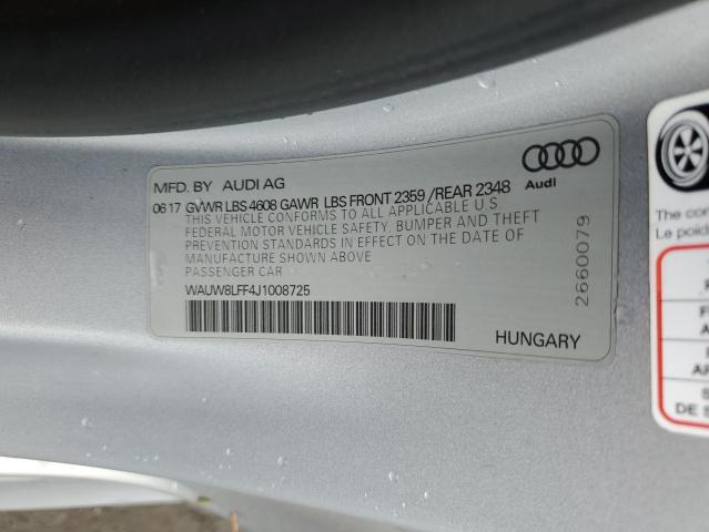 2018 AUDI A3 PRESTIG - WAUW8LFF4J1008725
