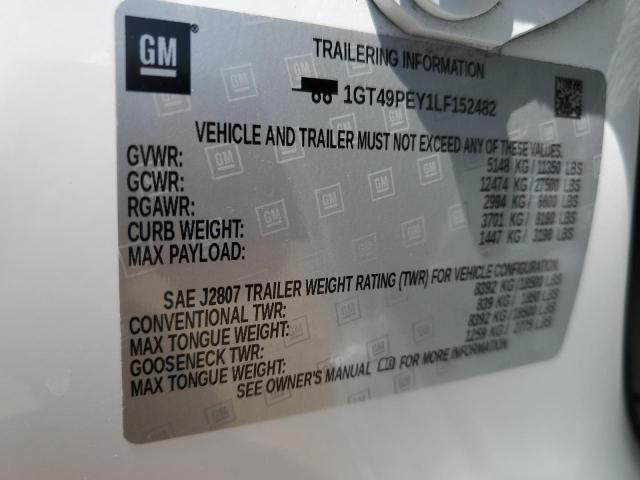 1GT49PEY1LF152482 GMC Sierra K2500 At4