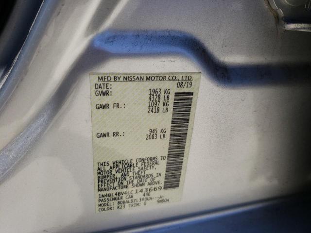 1N4BL4BV4LC143669 Nissan ALTIMA S
