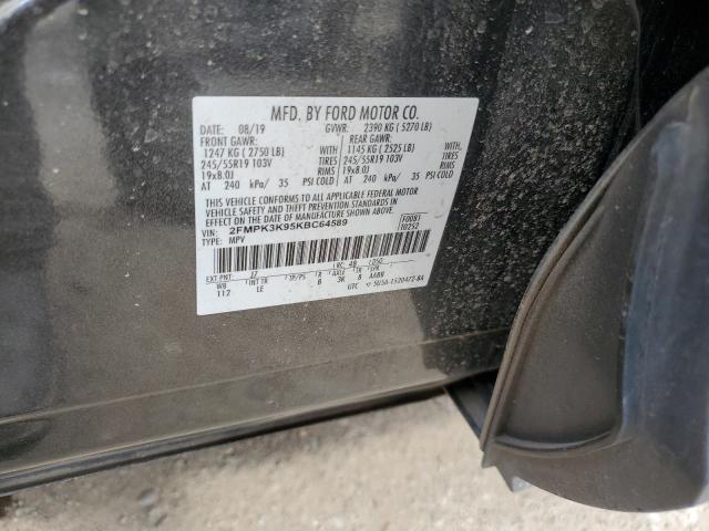 2019 FORD EDGE TITAN - 2FMPK3K95KBC64589