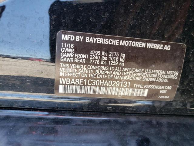 2017 BMW 330E - WBA8E1C30HA029131