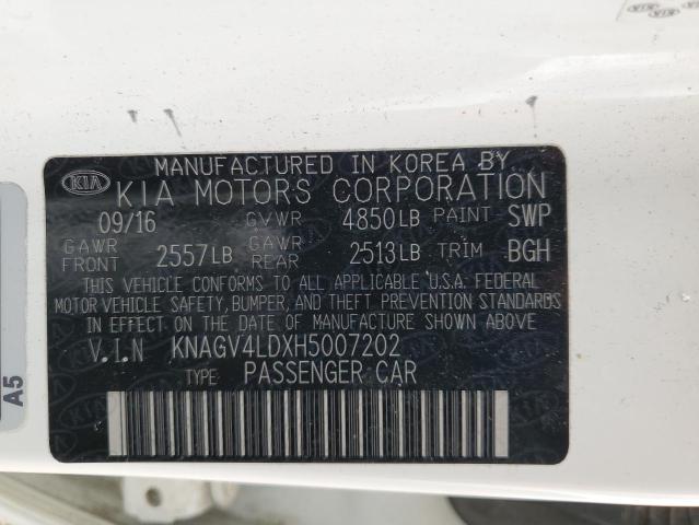 2017 KIA OPTIMA PLU - KNAGV4LDXH5007202