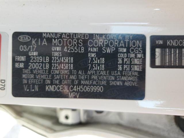 2017 KIA NIRO EX TO KNDCE3LC4H5069990