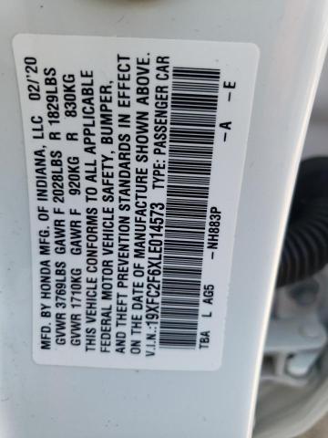 19XFC2F6XLE014573 Honda Civic Lx