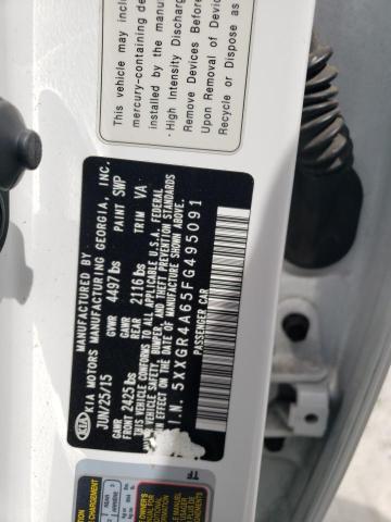 5XXGR4A65FG495091 KIA OPTIMA SX