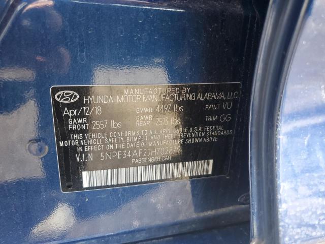 5NPE34AF2JH702879 | 2018 HYUNDAI SONATA SPO